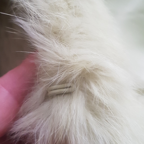 Lime green Rabbit fur coat - Picture 10 of 10